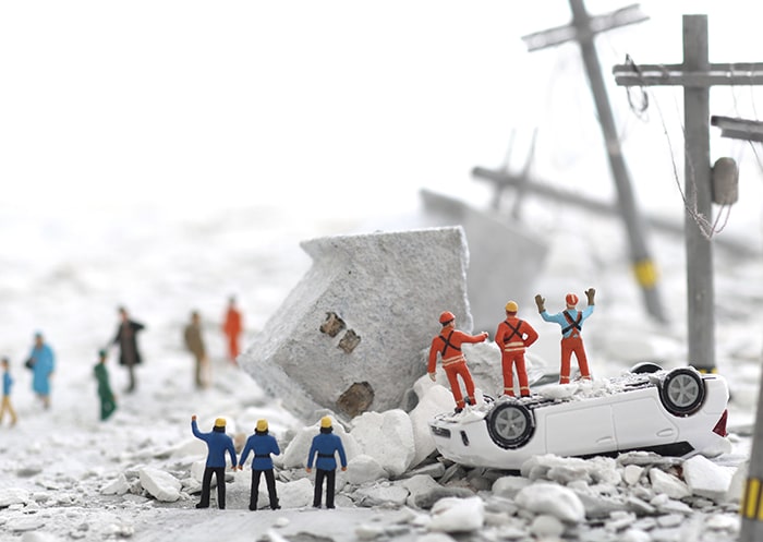 災害リスクを事前確認