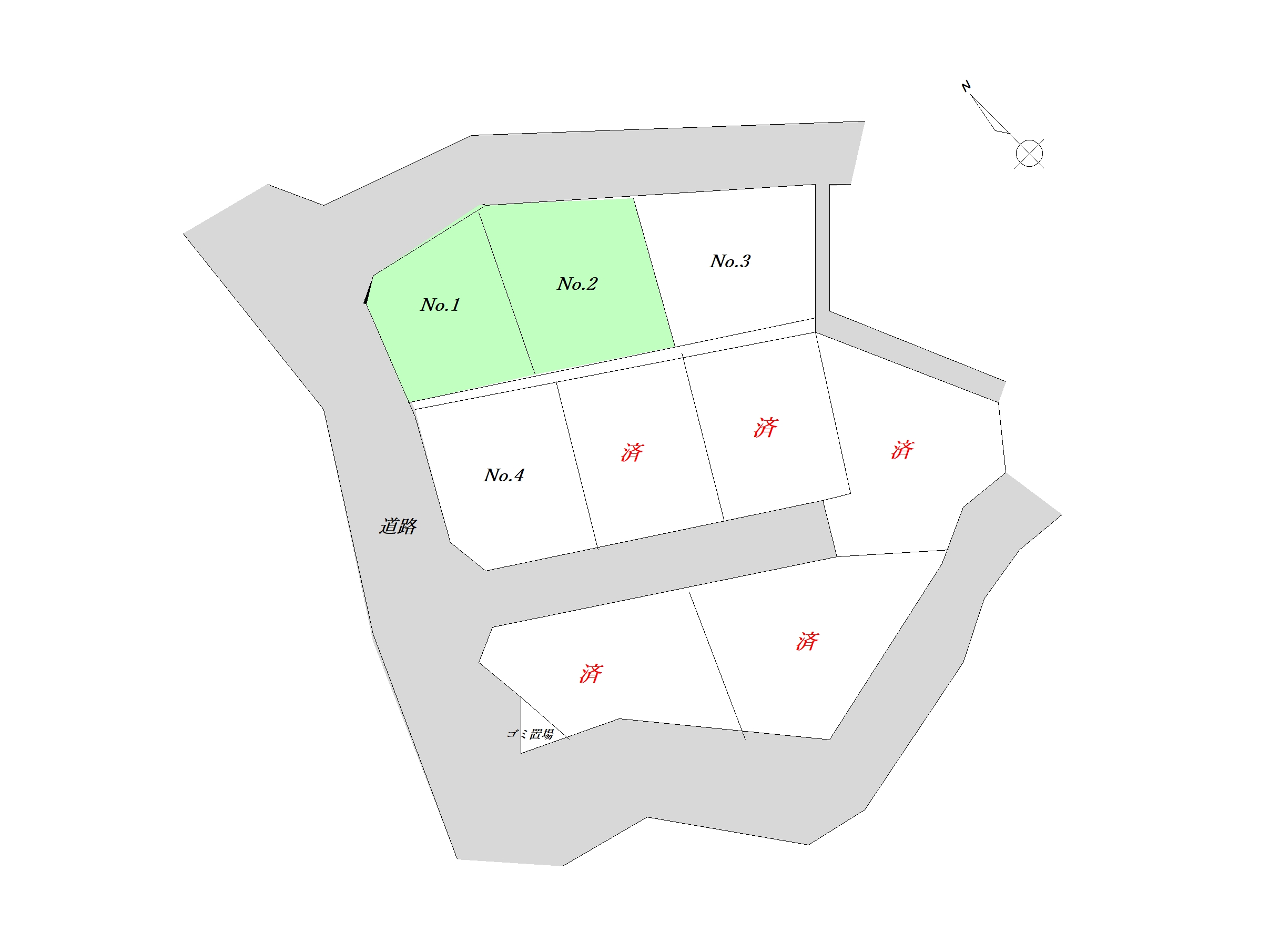 土地情報館　区割図