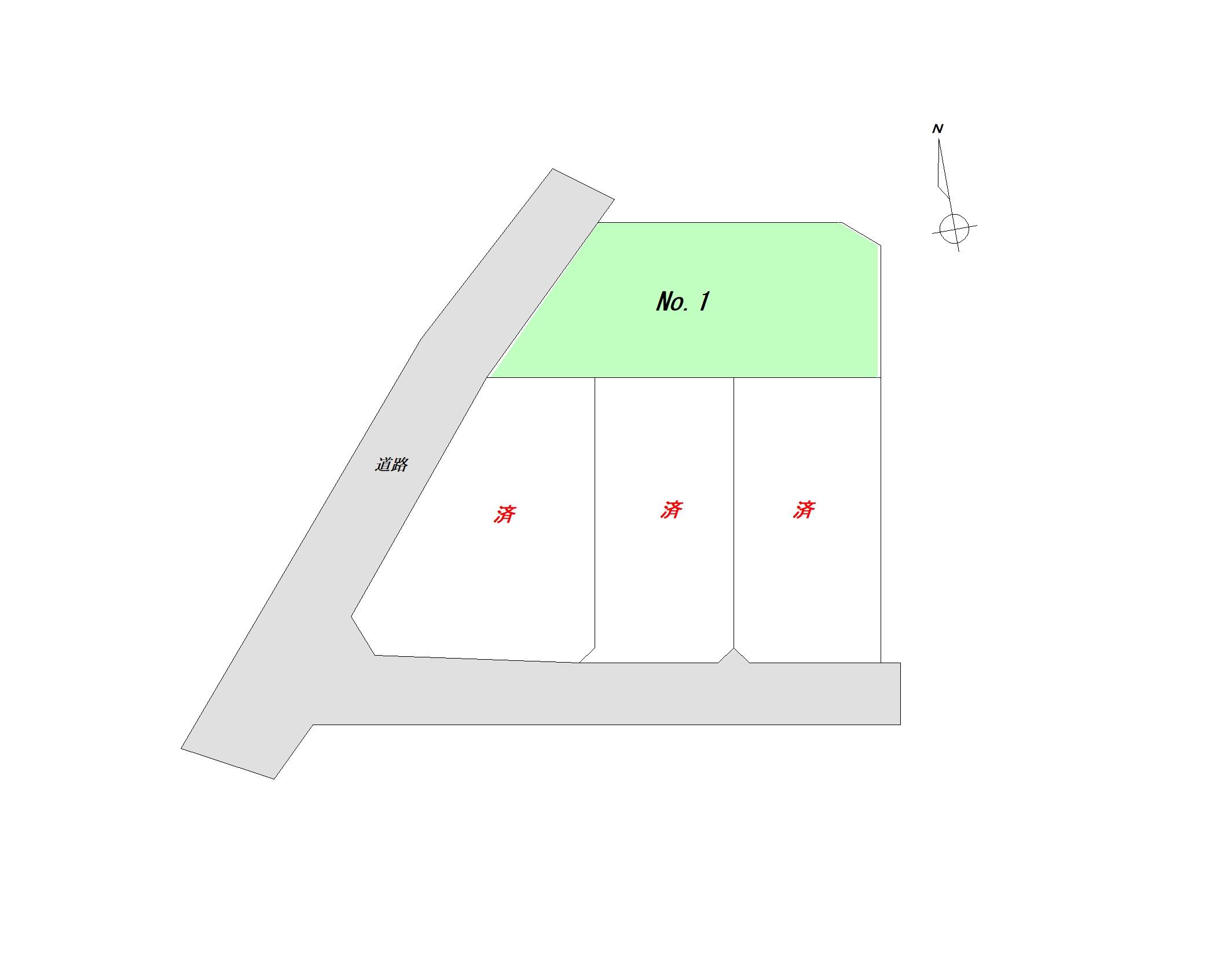 土地情報館　区割図