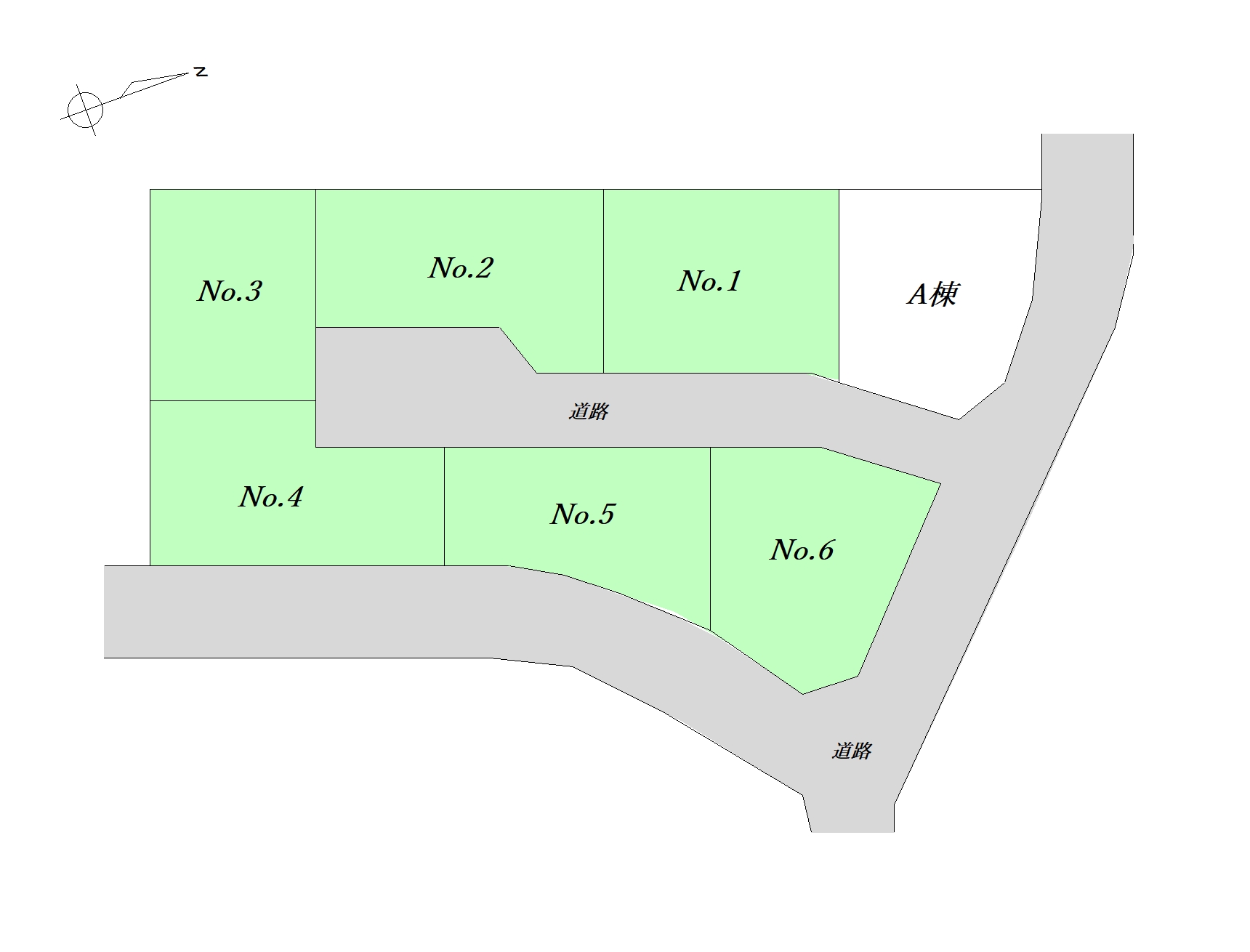 区割　A棟売り出し用