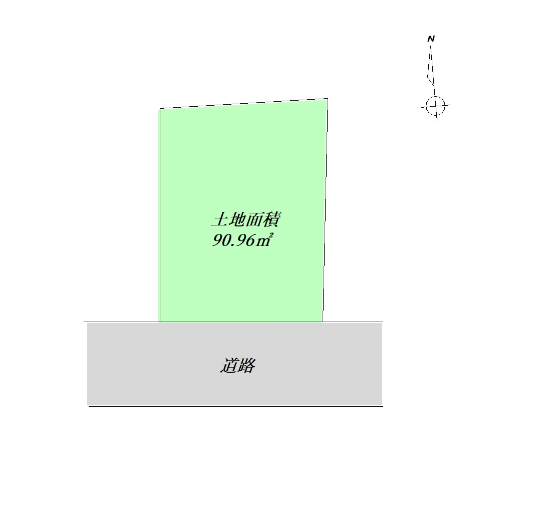 呉塩焼1丁目 区割図