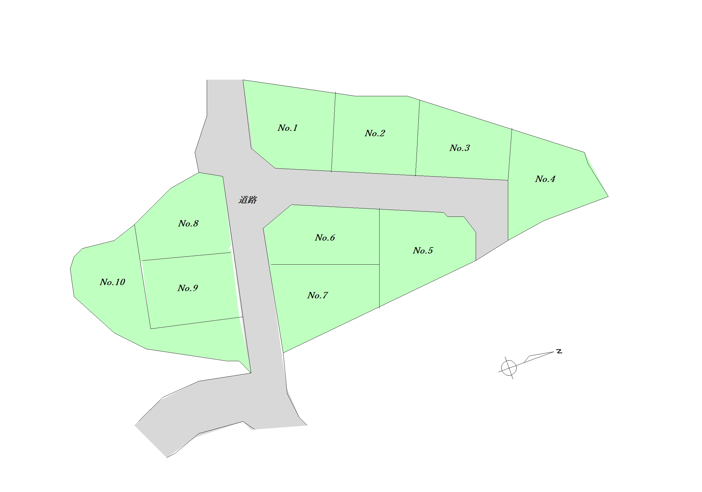 区割図-土地情報館