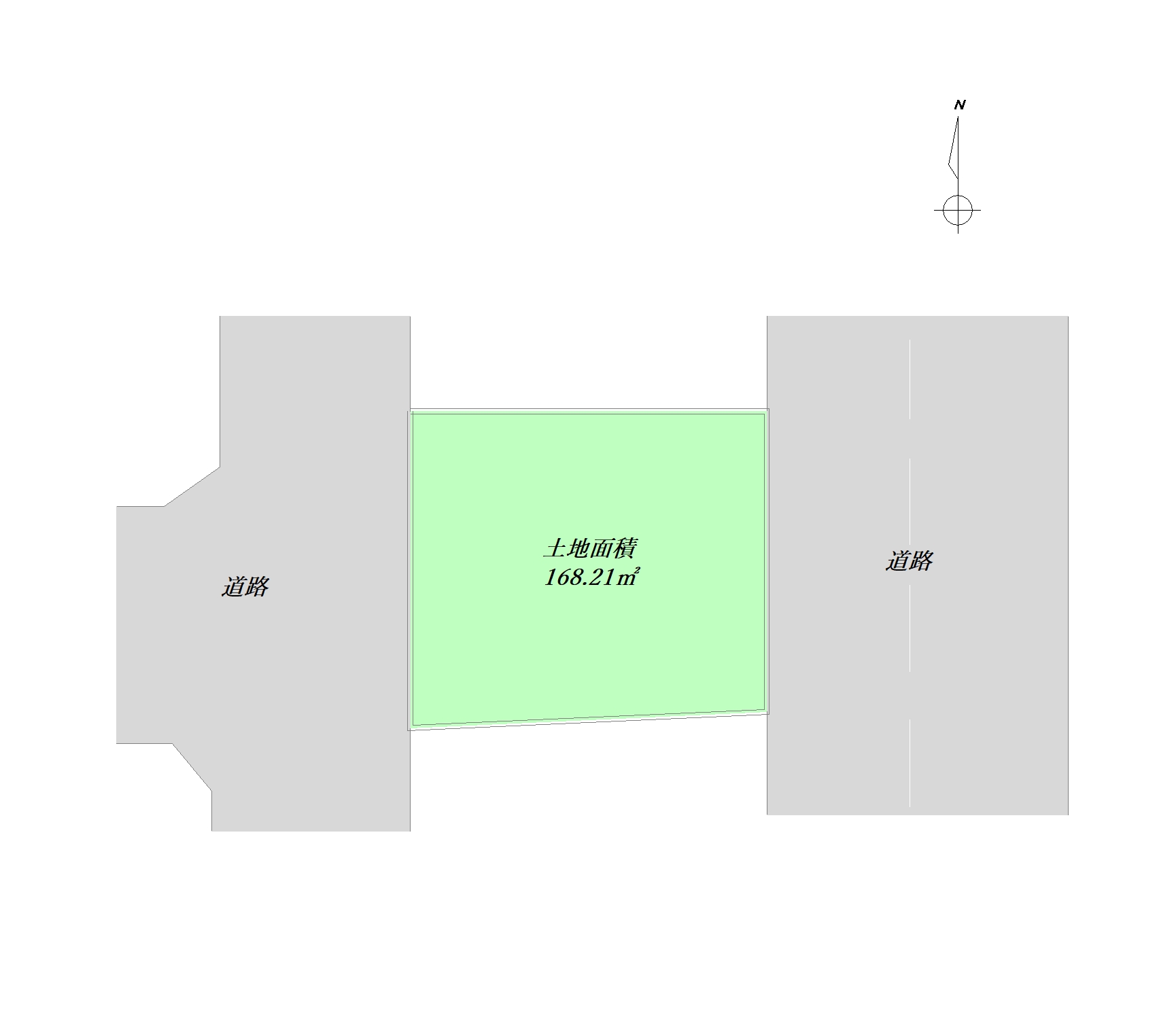 美鈴が丘東2丁目区割図